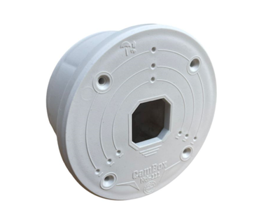 UV защитена кутия за монтаж на камера.Основа Ø113mm , монтажна площ с Ø110m, HD-111
