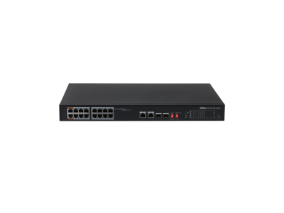 18-портов Layer-2  POE суич оптимизиран за системи за видеонаблюдение, PFS3218-16ET-135